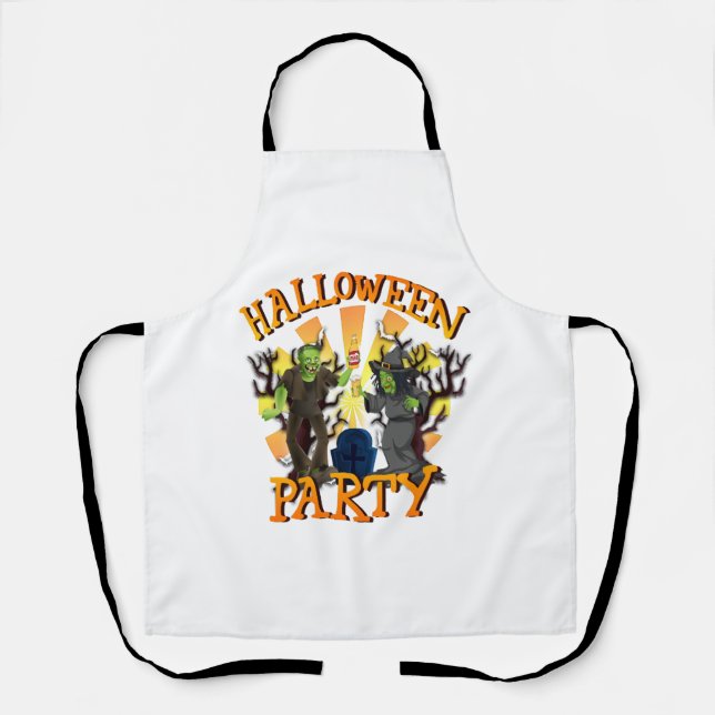 Delantal Fiesta de Halloween (Anverso)