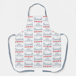 Delantal Fiesta de novias y bodas 5 Abuela del Corazón de G