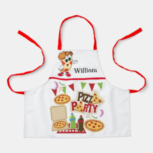 Delantal Fiesta de Pizza para Niños