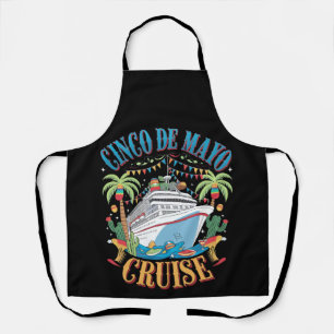 Delantal Fiesta del barco mexicano Cinco De Mayo