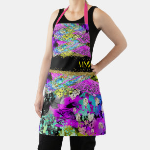Delantal Fiesta nocturno o Salon Glam Apron