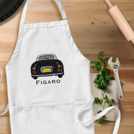 Delantal Figaración Nombre Black Figaro Car Garage Apron
