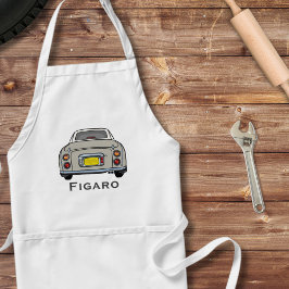 Delantal Figaro Coche Topaz Mist Nombre Apron