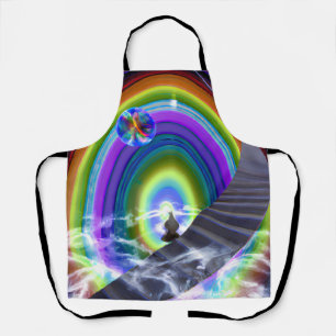 Delantal Figura de misterio en el Stargate interdimensional