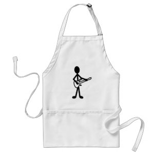 Delantal Figura de palo guitarista