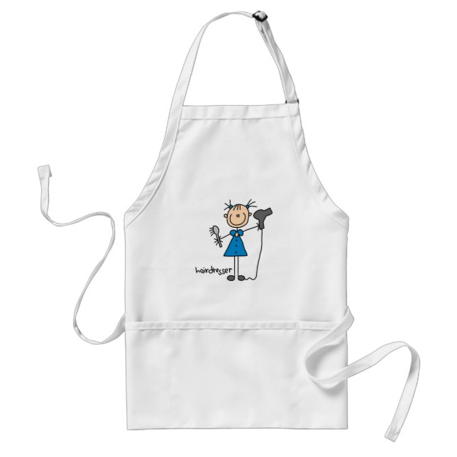 Delantal Figura del palillo del peluquero (Frente)