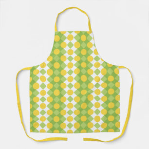 Delantal Filas alegres del patrón de formas
