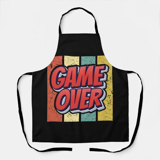 Delantal Fin del juego. (Anverso)