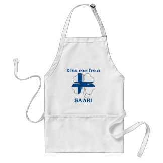 Delantal Finlandeses personalizada me besan que soy Saari