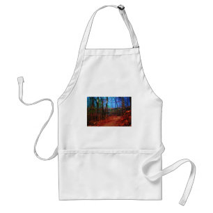 Delantal Fire & Ice Forest Oil Painting Gifts Apparel