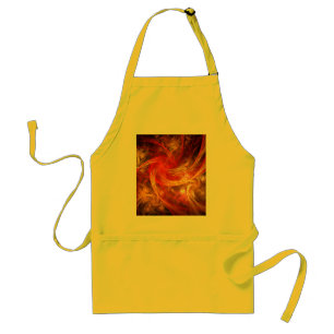 Delantal Firestorm Abstract Art Apron
