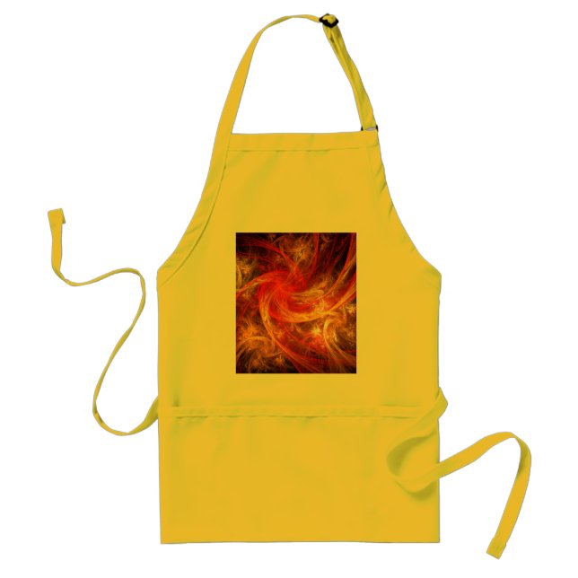 Delantal Firestorm Abstract Art Apron (Frente)