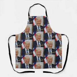 DELANTAL FIRMADO POR EL PRESIDENTE TRUMP