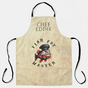 Delantal Fish Fry Master con NOMBRE