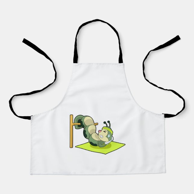 Delantal Fitness de entrenamiento del ABS en la oruga trase (Anverso)