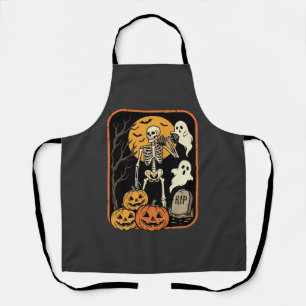 Delantal Fitness Halloween Esqueleto Fantasma Calabaza Entr