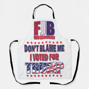 Delantal FJB - No me culpes, voté por Trump