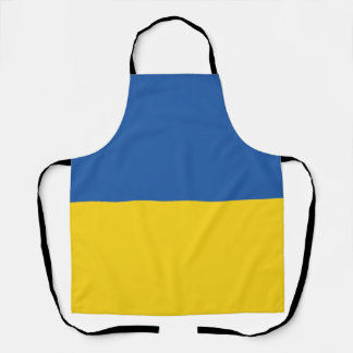 Delantal Flag of Ukraine Button