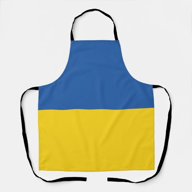 Delantal Flag of Ukraine Button (Anverso)
