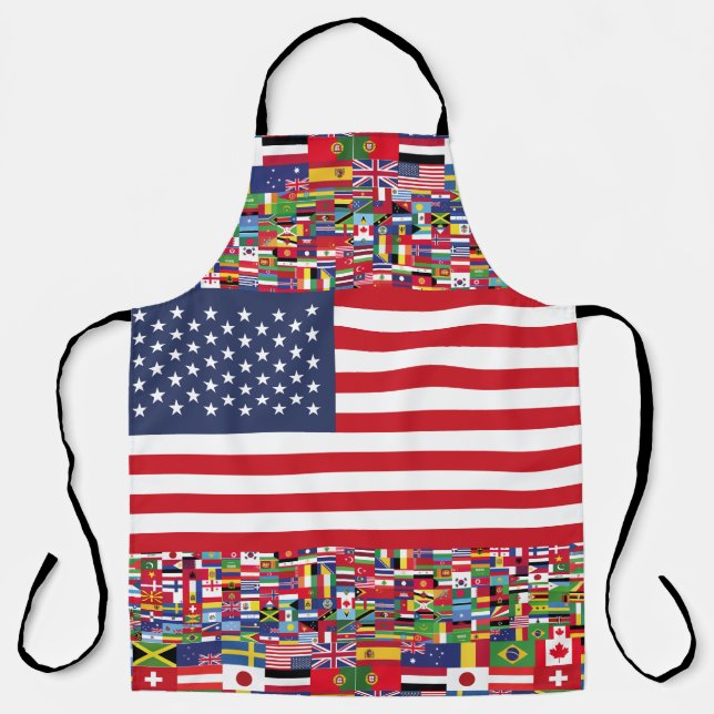 DELANTAL FLAGS OF THE WORLD (USA FLAG) BY MASANSER (Anverso)