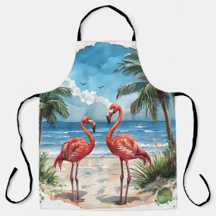 Delantal Flamenco de Isla Tropical