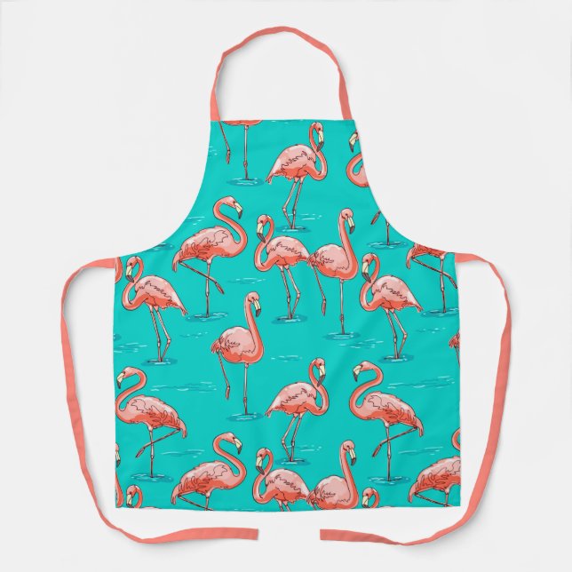 Delantal Flamingo (Anverso)