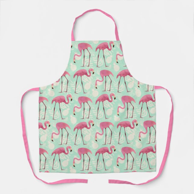 Delantal Flamingo Apron (Anverso)