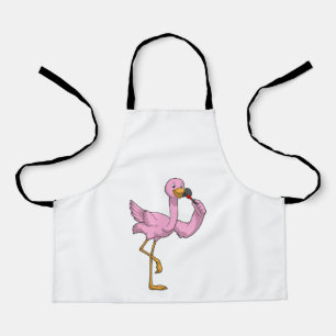 Delantal Flamingo con lápiz labial