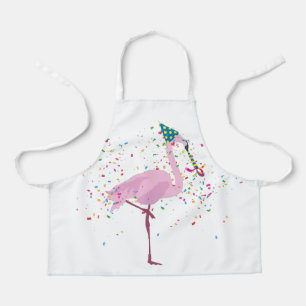 Delantal Flamingo de fiesta - Animales con Fiesta
