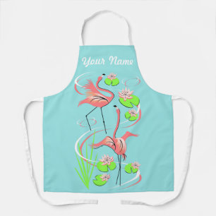 Delantal Flamingo Fandango Slim Duo Nombre protector