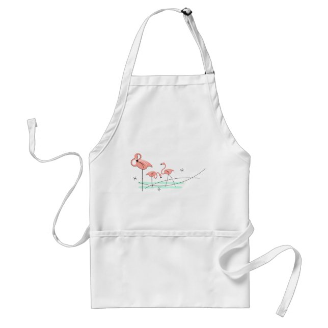 delantal Flamingo Ocean Trio (Frente)