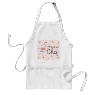 Delantal Flamingo Pink Fabulous Chef apron