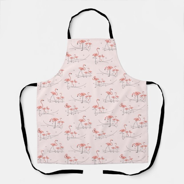 Delantal Flamingos Multi Pink (Anverso)