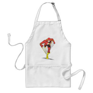 Delantal Flash corre hacia delante