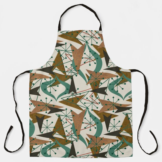 Delantal Flechas atómicas de 50 años y estallidos (Anverso)