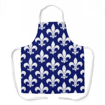 Fleur de Lys Blue and White France