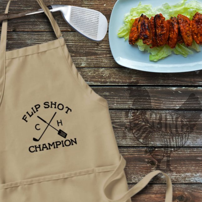 Delantal Flip Shot Champion Golf BBQ Apron para golfistas (Subido por el creador)