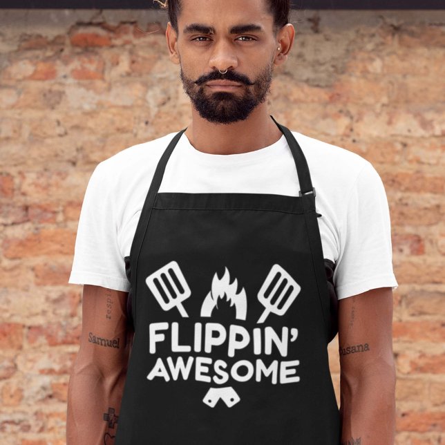 Delantal Flippin’ Awesome (Subido por el creador)