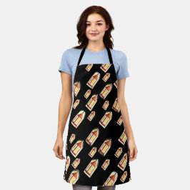 Delantal Floating Lantern Glow Apron-Cozy Aesthetic Design