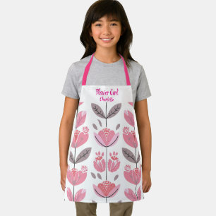 Delantal Flor Bonito Scandi Flores