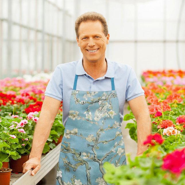 Delantal Flor de almendra, arte Van Gogh (Subido por el creador)