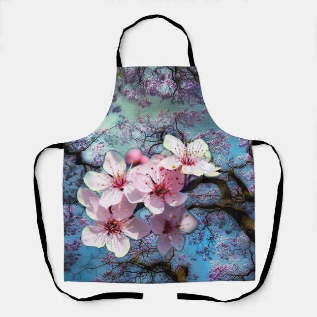 Delantal Flor de cerezo (Anverso)