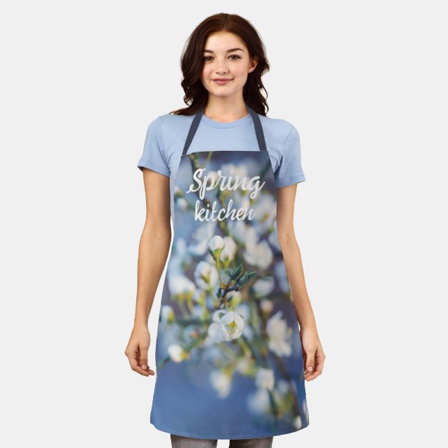Delantal Flor de cerezo (Gastado)