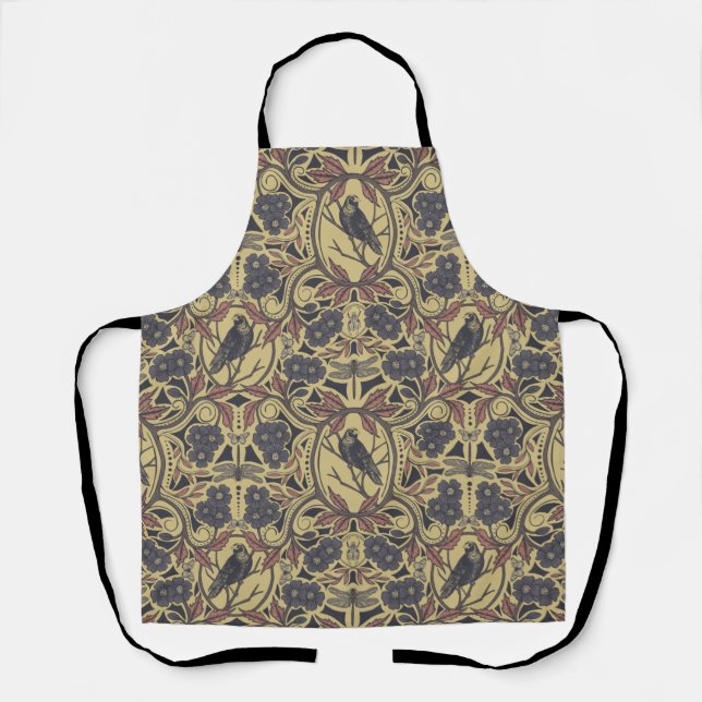 Delantal Flor de crema y crema de langosta (Anverso)