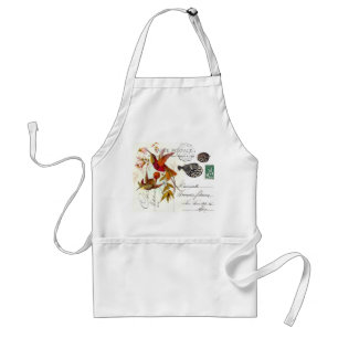 Delantal Flor de girasol Apron de pescado del Éfemera franc