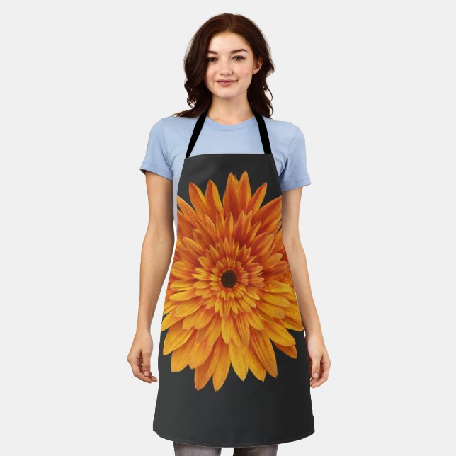 Delantal flor de girasol de moda (Gastado)