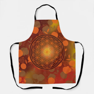 Delantal flor de la vida, chakra,zen,geometría sagrada,