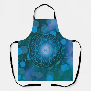 Delantal flor de la vida, chakra, zen, geometría sagrada