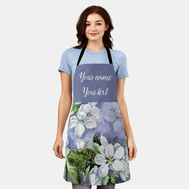 Delantal Flor de manzano (Gastado)