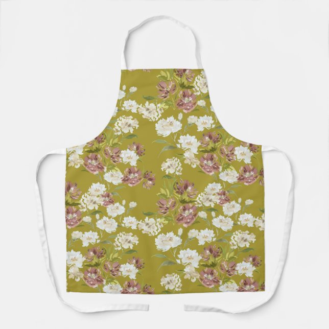 Delantal Flor de mostaza Apron (Anverso)